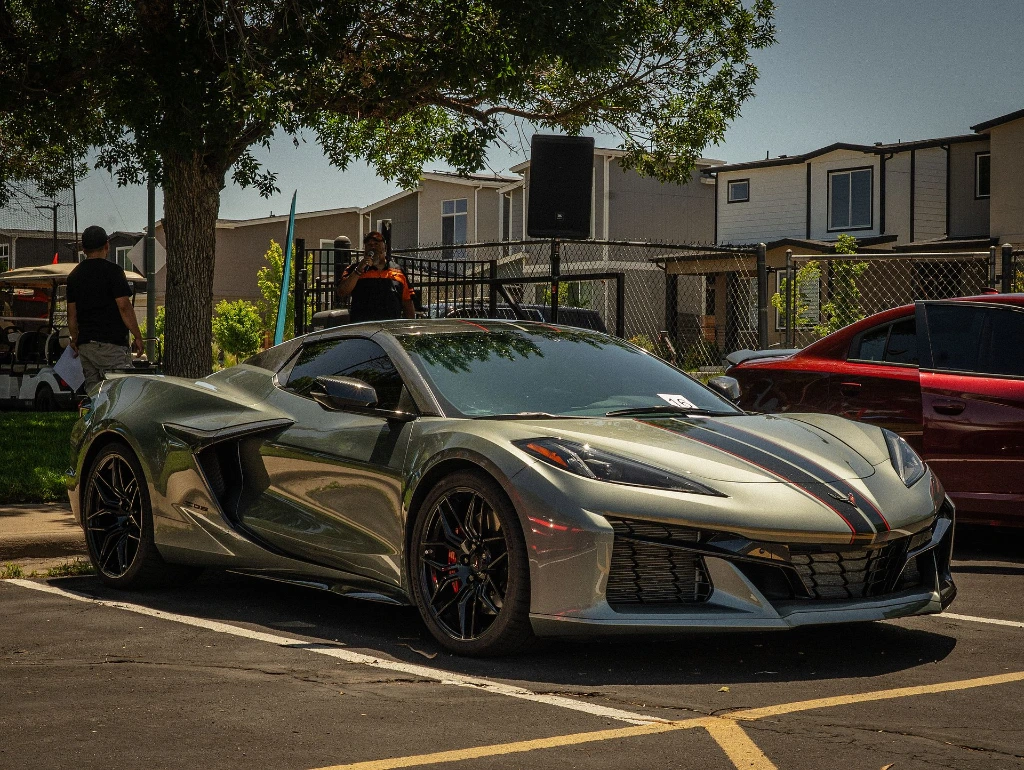 Z06 Corvette in parking lot