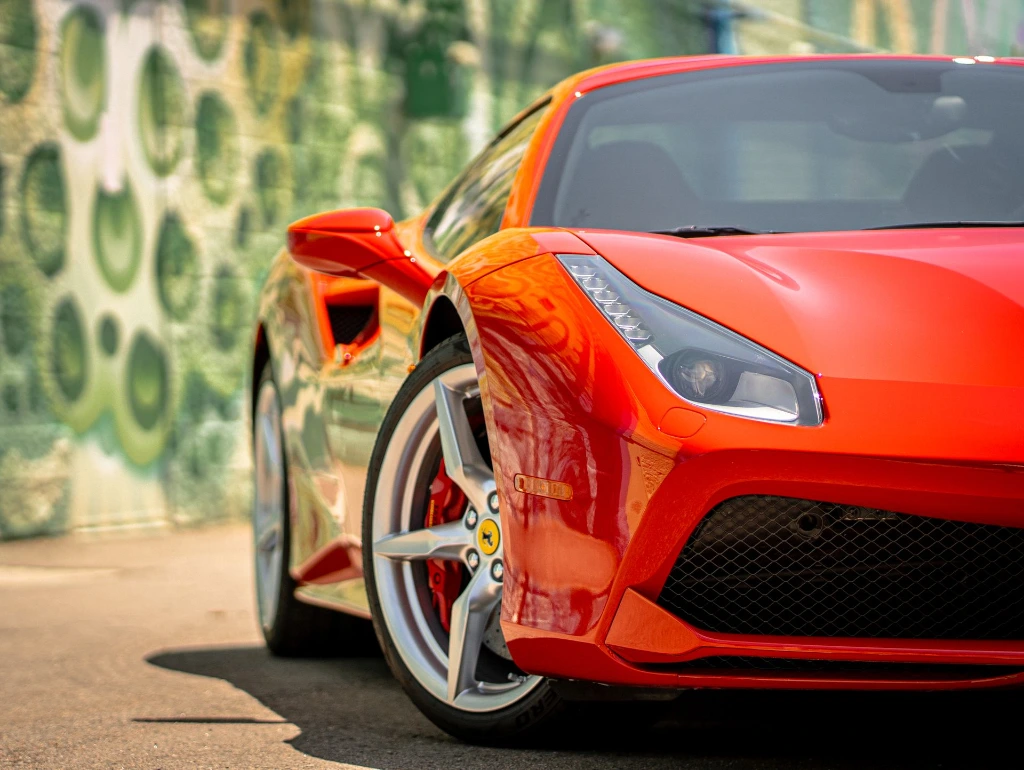 2018 Ferrari 488 Spider front bumper with premium paint protection film and ceramic coating at Pro-Tech Auto Shield in Wheat Ridge