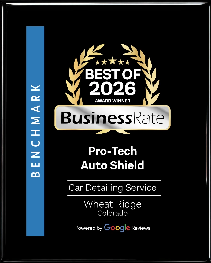 Voted #1 Car Detailing Service in Wheat Ridge CO award badge - Pro-Tech Auto Shield