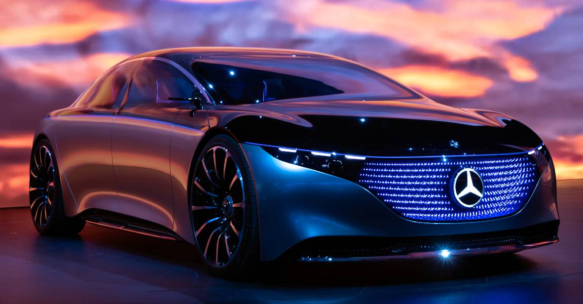 mercedes benz luxury electric car