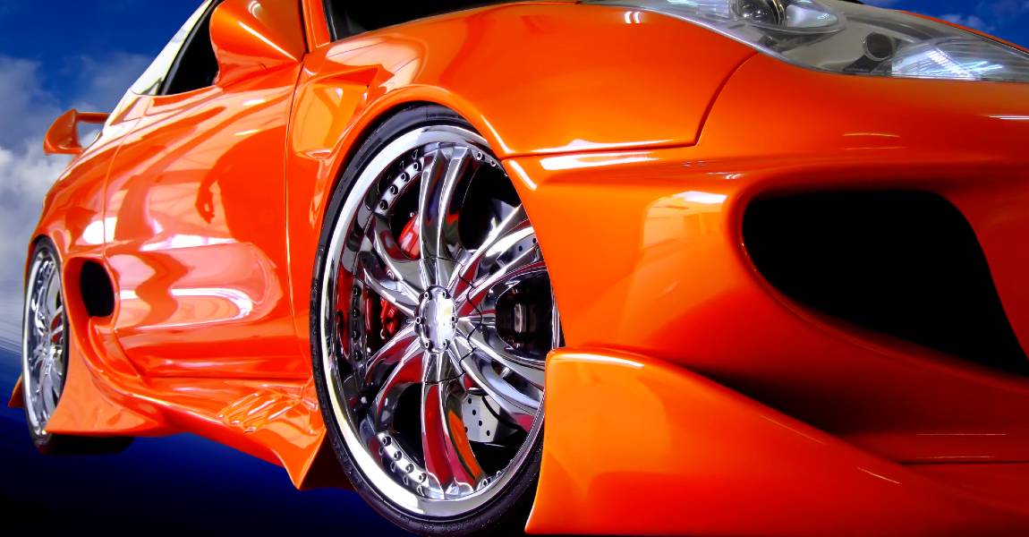 apply ceramic coating evenly to wheel surfaces