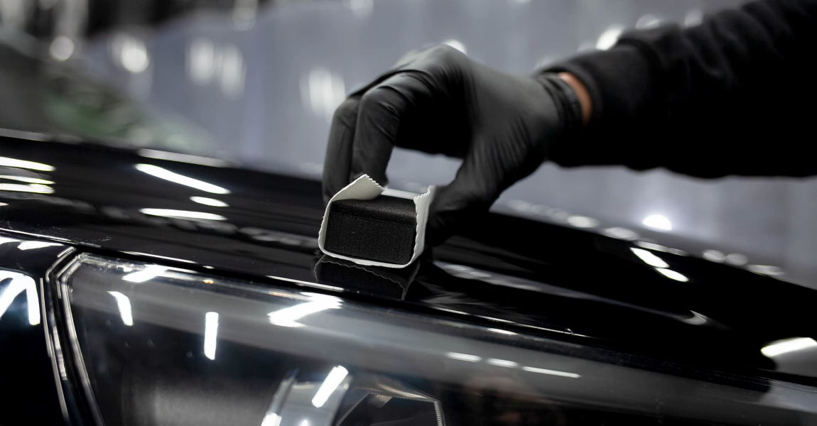 applying professional ceramic coating